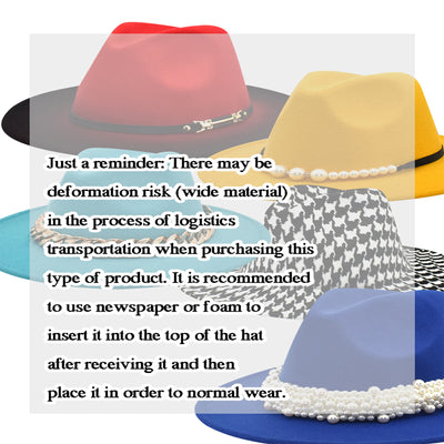 Basic Plaid Print Jazz Hat
