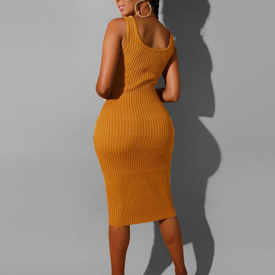 Solid Turtle Neck Long Sleeve Sweater & Dress Set