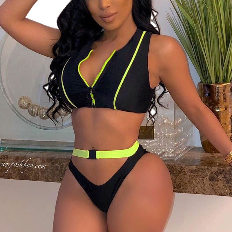 Sexy 2 Pcs Bikini Swimsuit Beach Wear