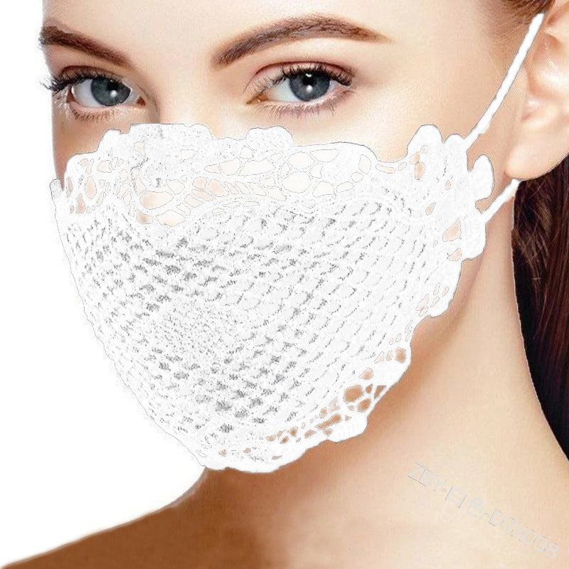 Solid Lace UV Protected Breathable Face Mask