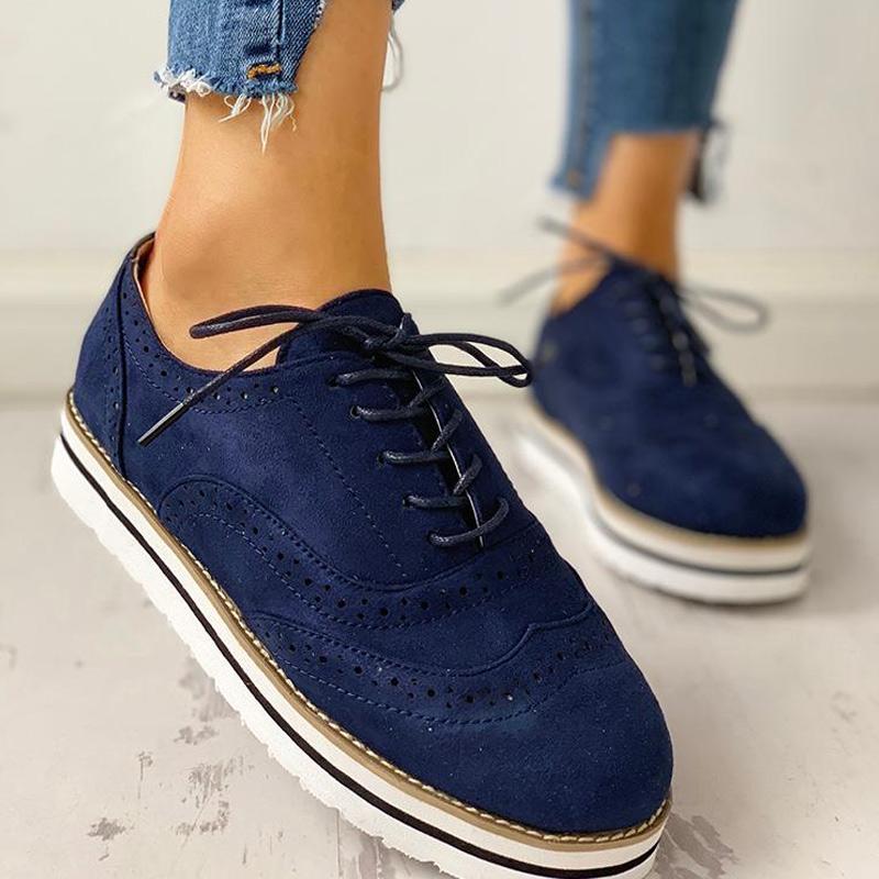 Hollow Out Pattern Lace-up Platform Shoes - Shop Shiningbabe - Womens Fashion Online Shopping Offering Huge Discounts on Shoes - Heels, Sandals, Boots, Slippers; Clothing - Tops, Dresses, Jumpsuits, and More.