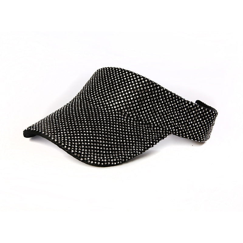 Rhinestone UV Protection Sun Hat