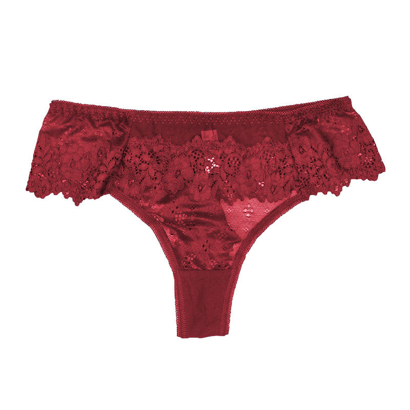 Floral Pattern Lace Panty