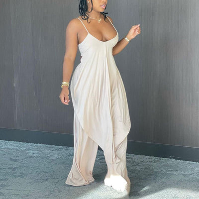 Casual Sling Top & Loose Pant 2-piece Set