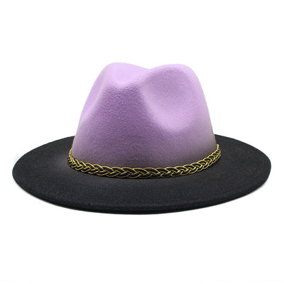 Gradient Color Woolen Hats