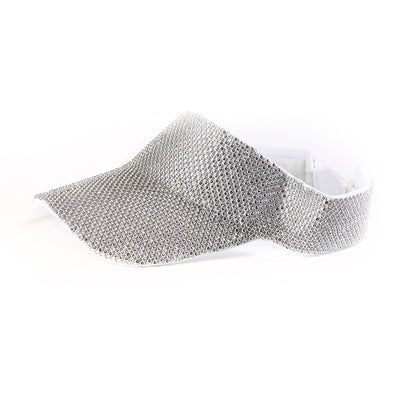Rhinestone UV Protection Sun Hat