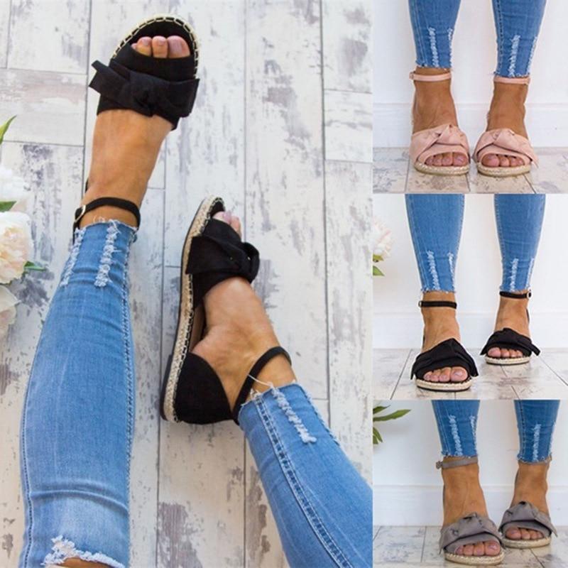Rome Peep Toe Casual Flats Sandals - Shop Shiningbabe - Womens Fashion Online Shopping Offering Huge Discounts on Shoes - Heels, Sandals, Boots, Slippers; Clothing - Tops, Dresses, Jumpsuits, and More.